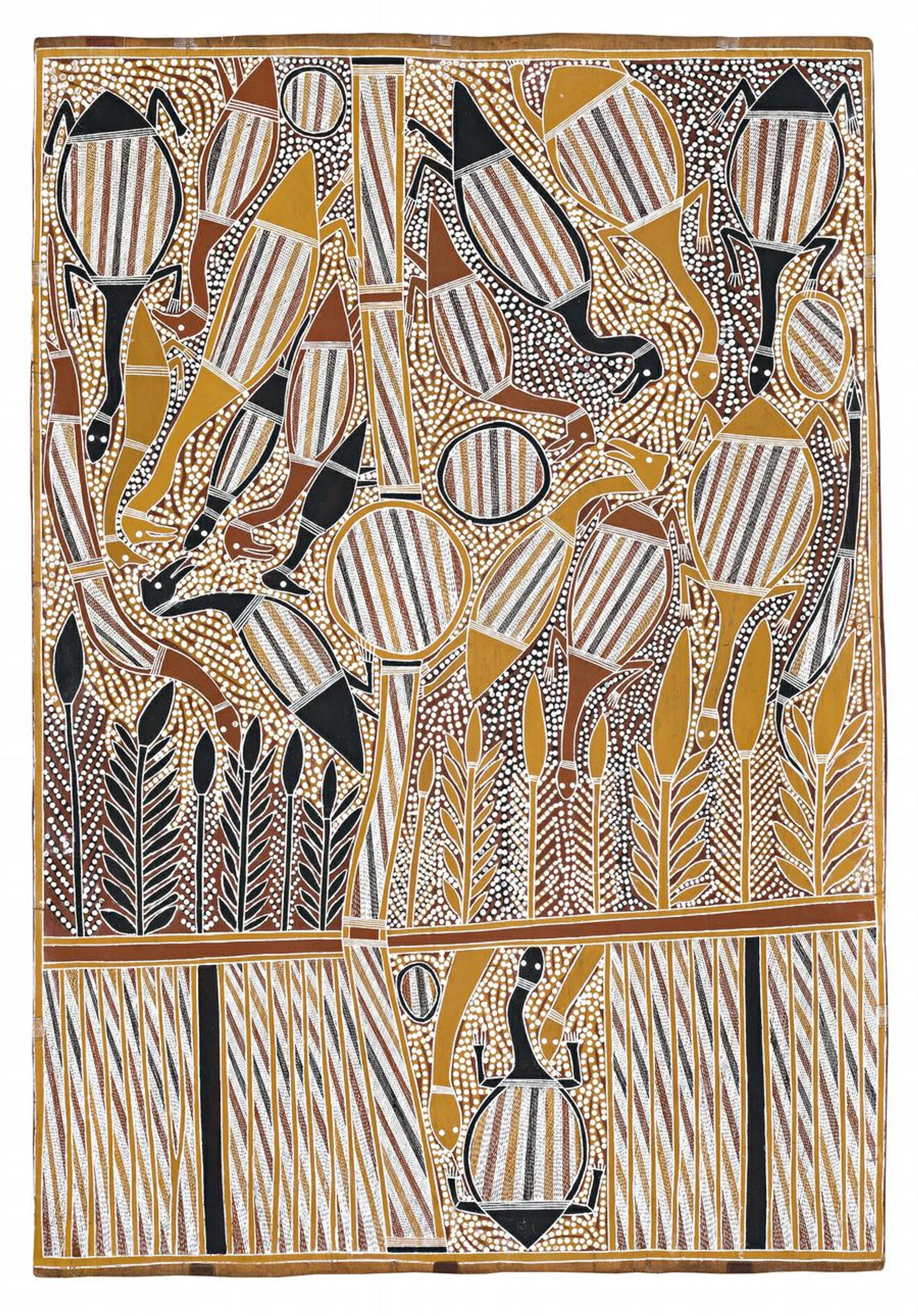 SACRED WATERHOLE AND TOTEMIC ANIMALS