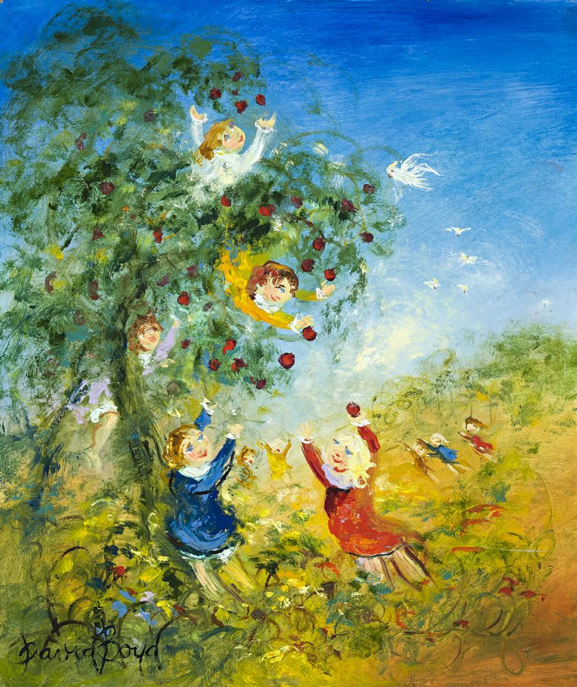 CHILDREN AND TREE