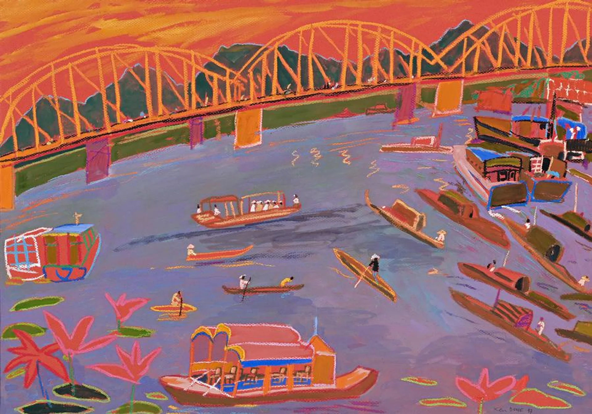 BRIDGE OVER PERFUMED RIVER