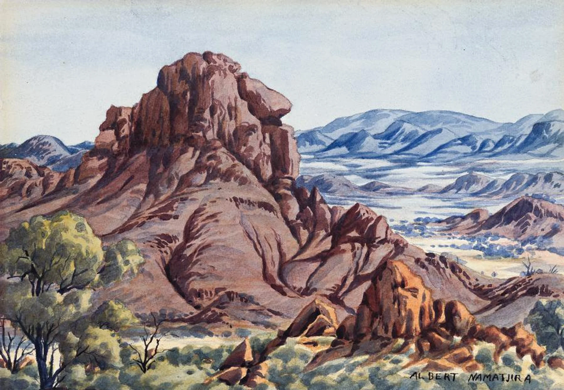TOWARDS SIMPSONS GAP, CENTRAL AUSTRALIA