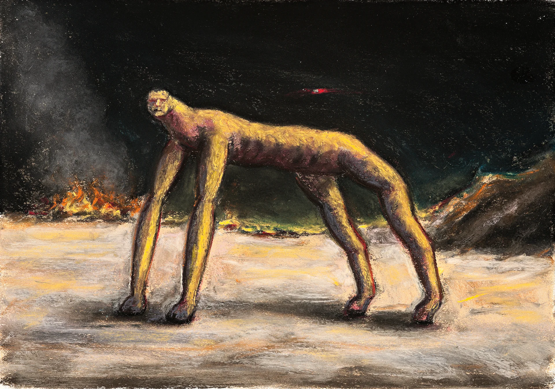 DRAWING (FOUR LEGGED FIGURE)