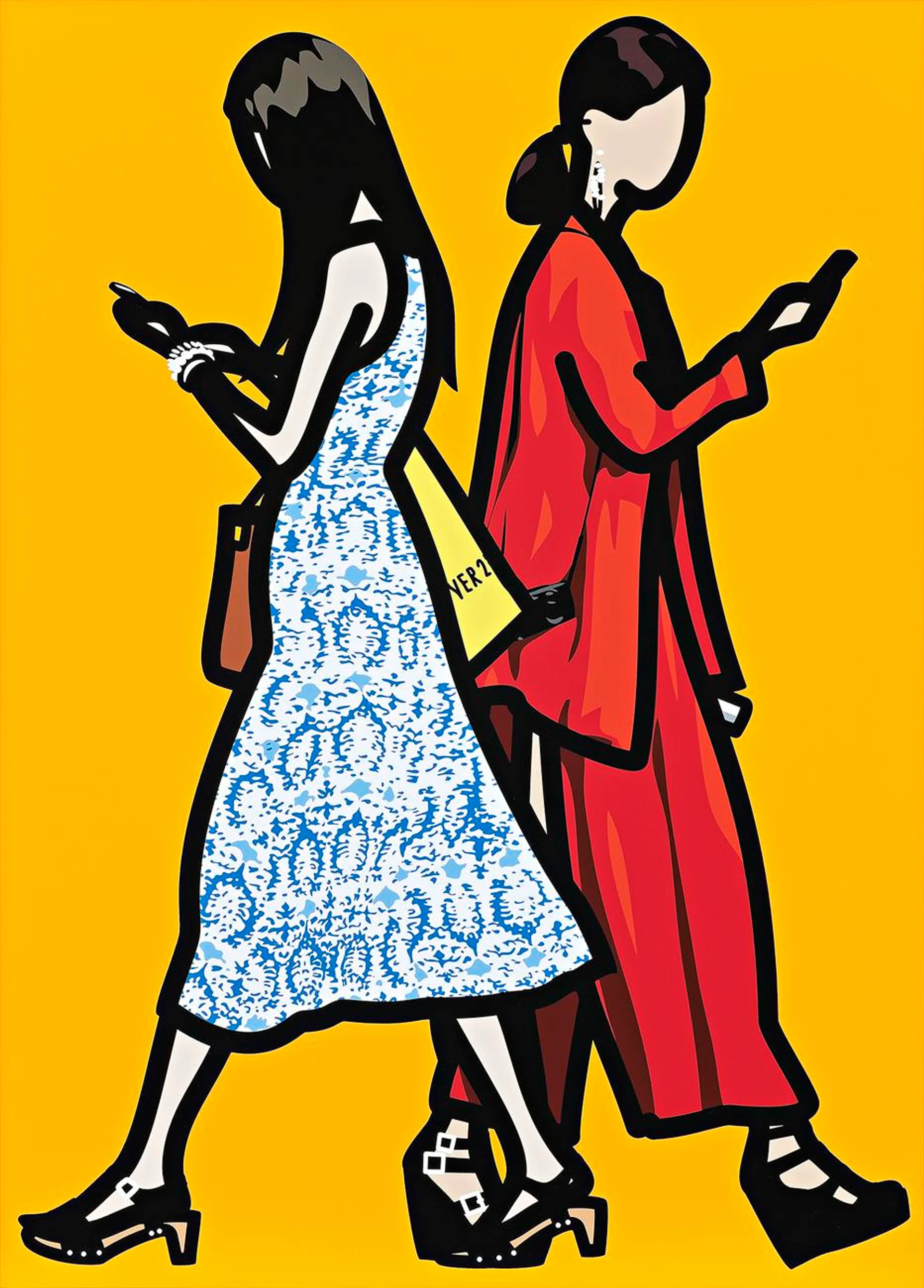 PAISLEY DRESS AND RED GOWN