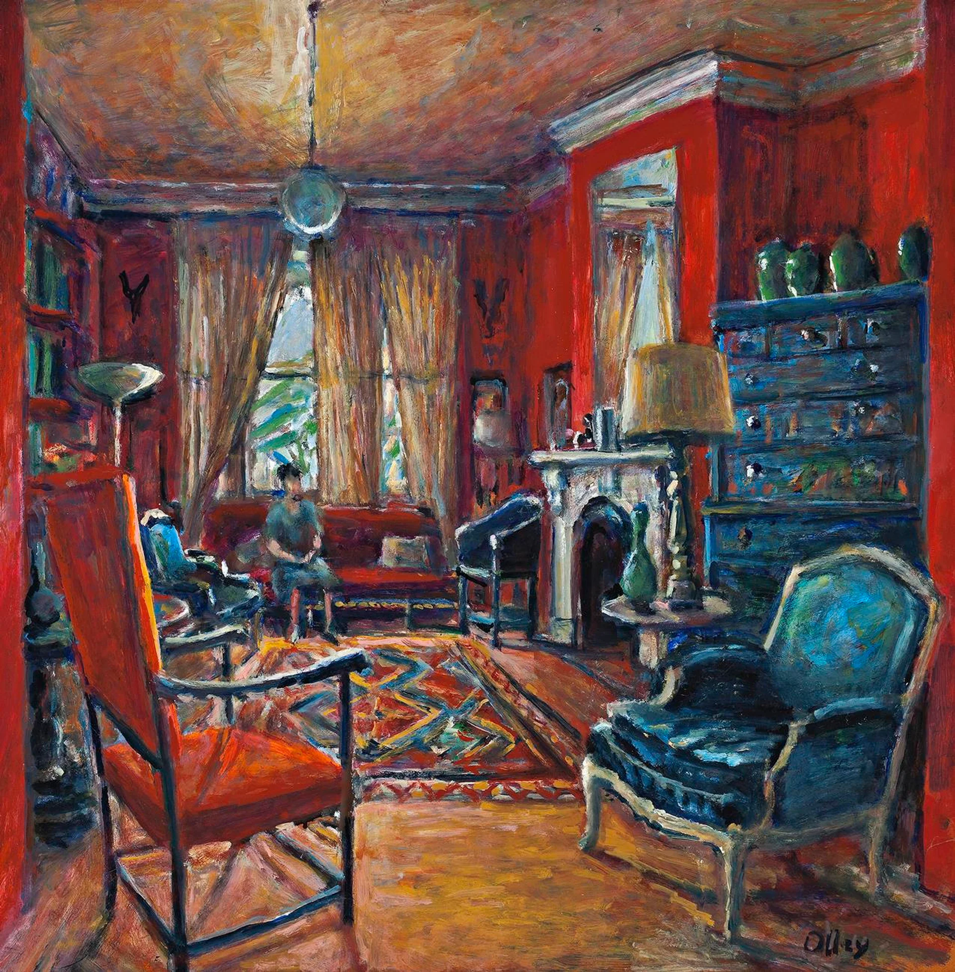 RED ROOM AND VISITOR