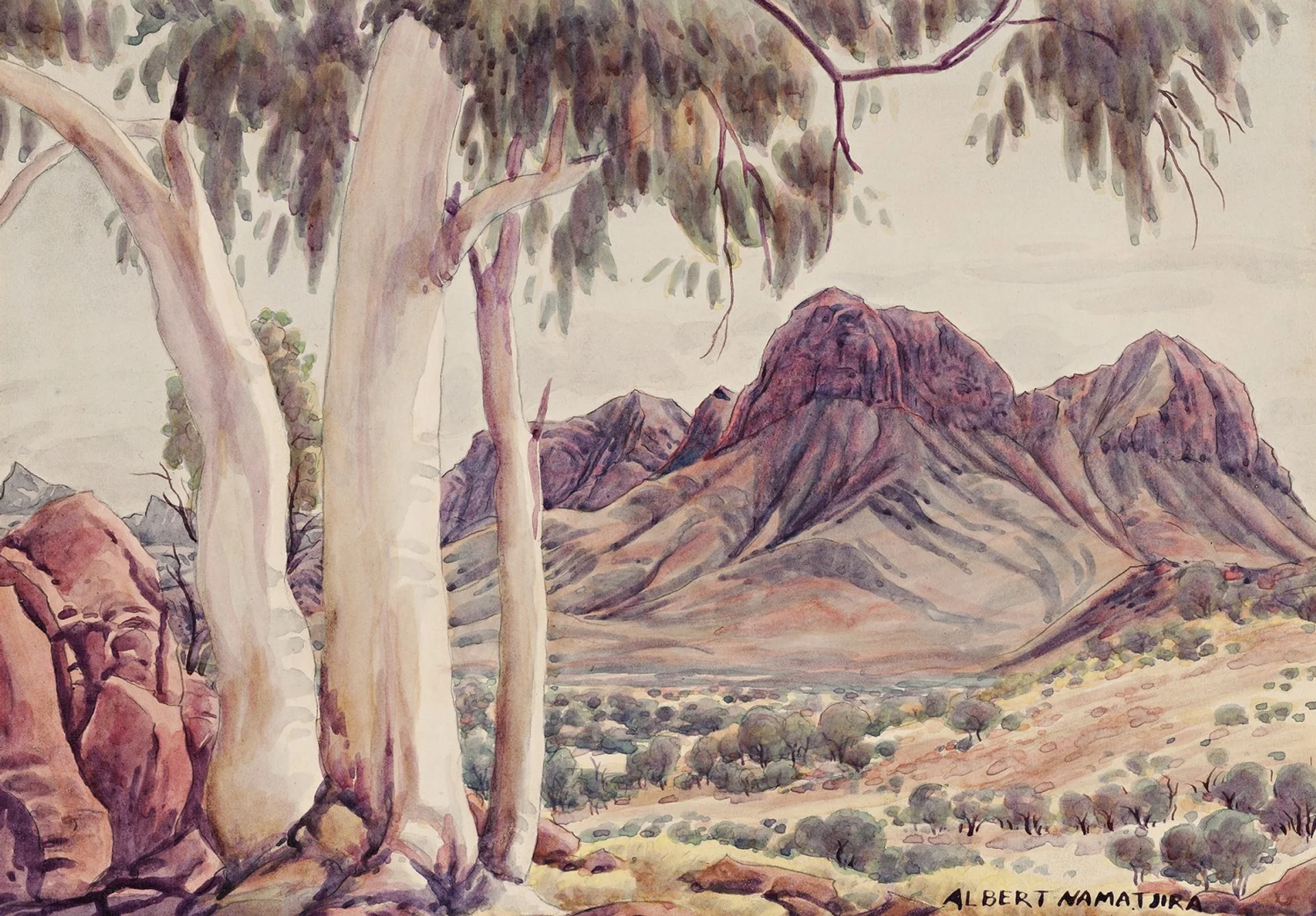 NEAR CORROBOREE ROCK, EASTERN MACDONNELLS