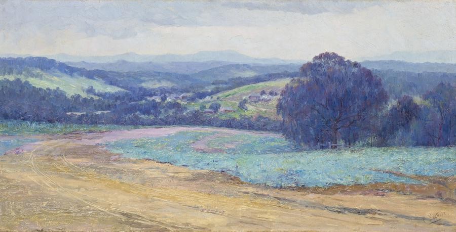 Warrandyte online Victoria Australia ; Oil painting; Impressionism; en plein air