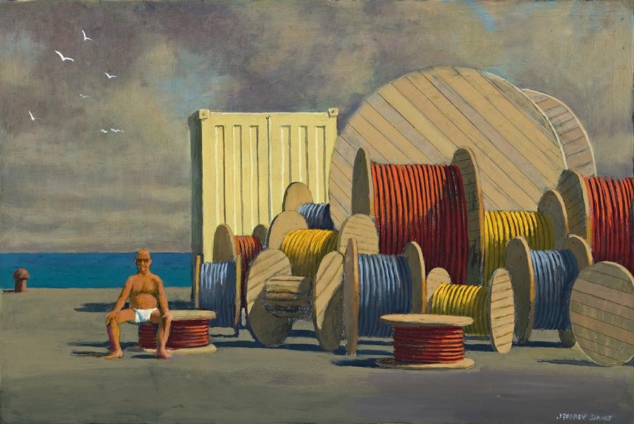 FIRST STUDY FOR ON THE WHARF LIVORNO 2001 Deutscher and Hackett